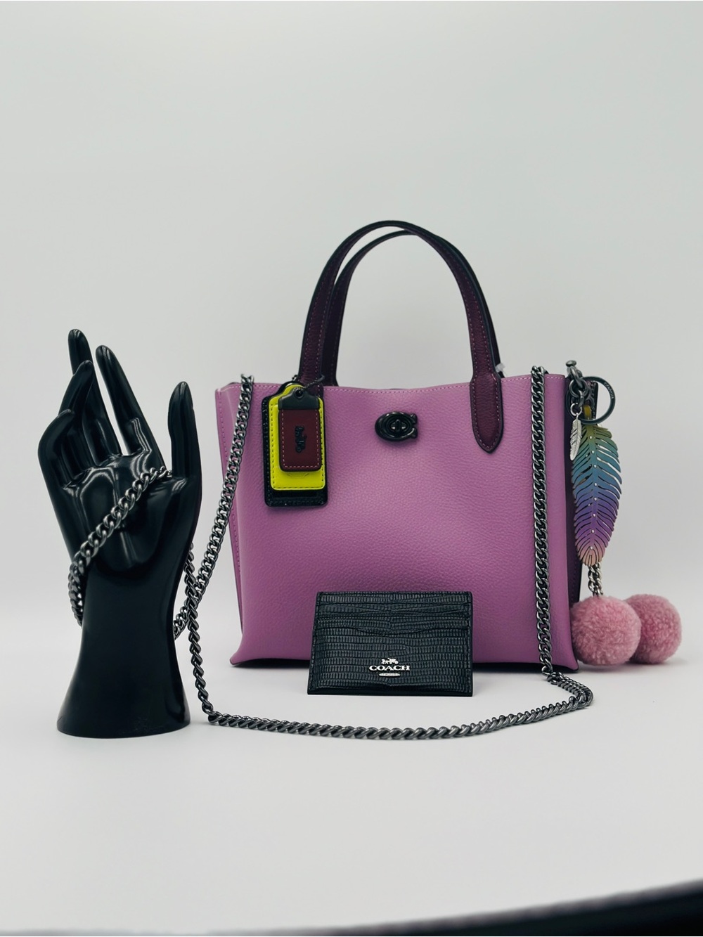 Coach Willow Tote 24 /VIOLET ORCHID